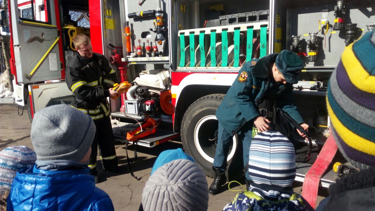 Экскурсич в пожарную часть №101