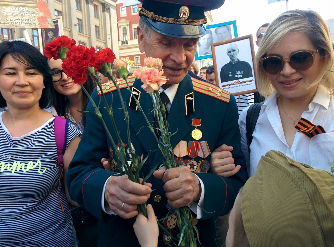 Акция "Безсмертный полк" с членами клуба