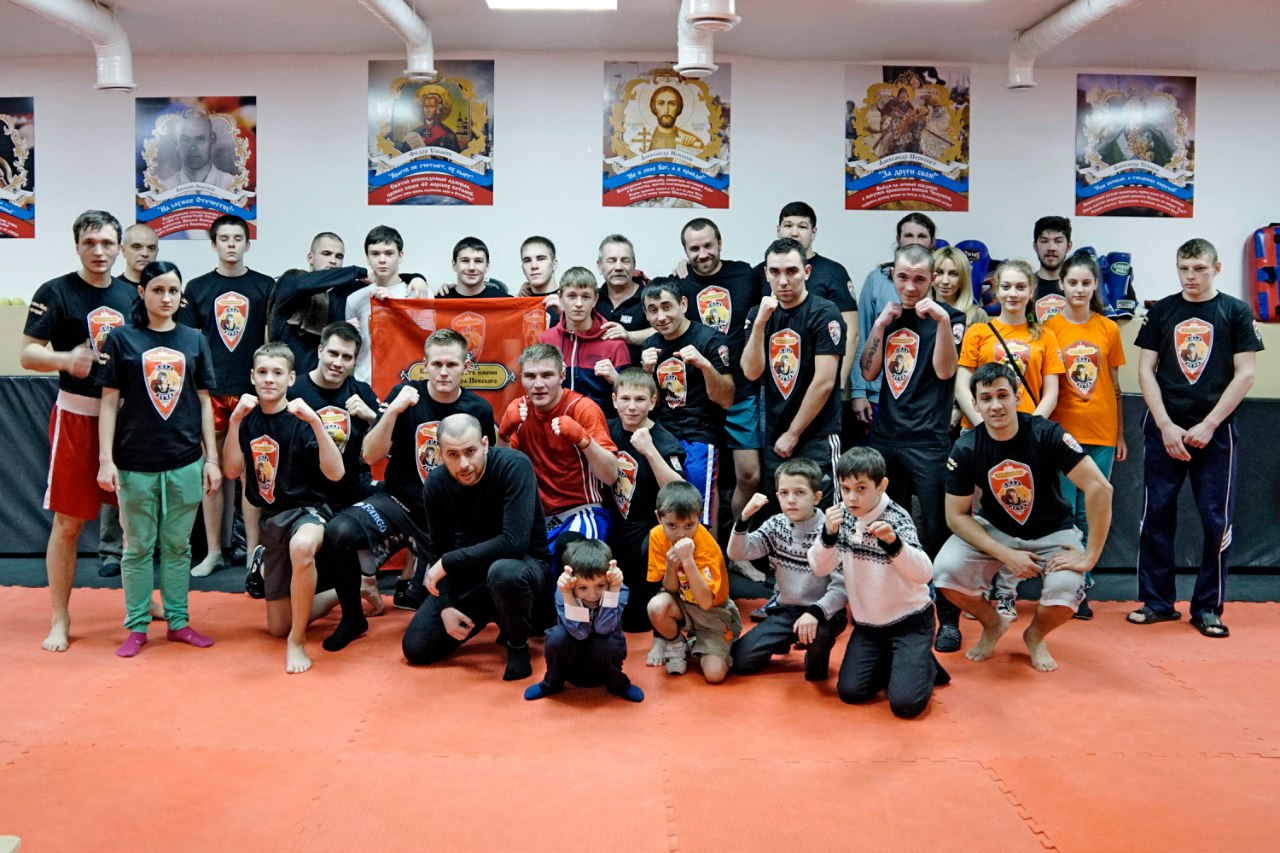 Братская боксерская встреча филиалов клуба