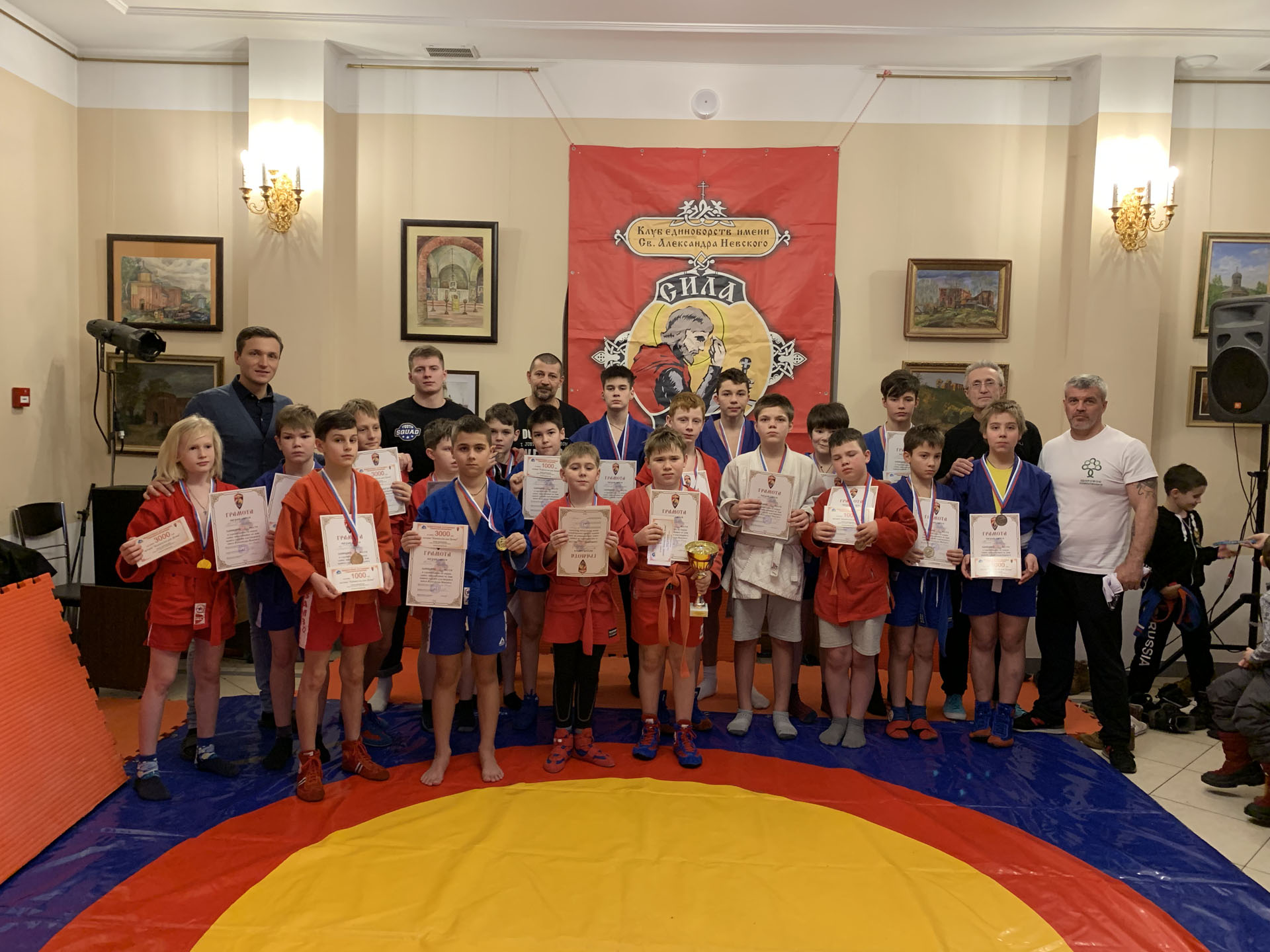 Соревнования по самбо ко дню памяти Александра Невского