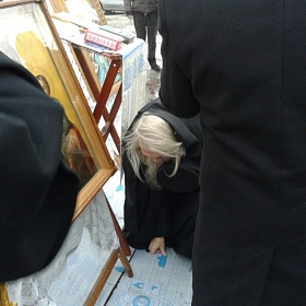 Молебен о воссоздании собора Богоявления Господня