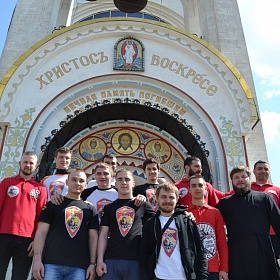 Патриаршая служба в храме Георгия Победоносца